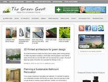 Tablet Screenshot of greengeek.ca